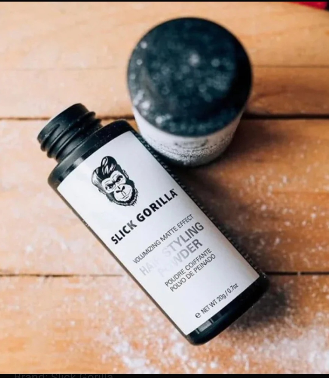 Slick Gorilla Hair Styling Powder — volumizing matte effect, official stockist at Swan Street Barber Shop